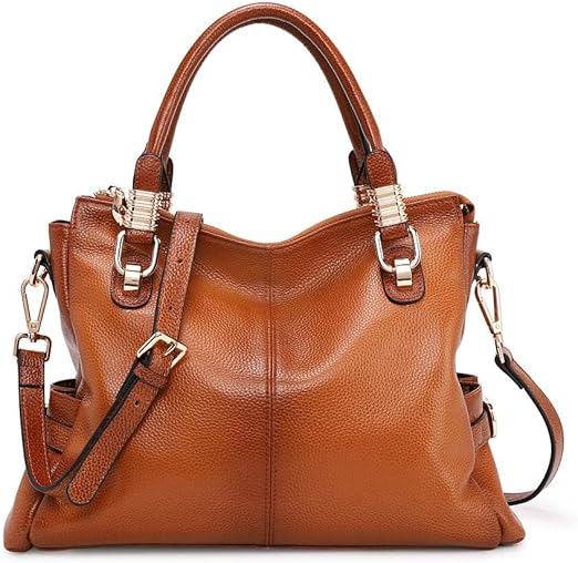 Kattee Soft Women Genuine Leather Purses and Handbags Satchel Tote Shoulder Bag