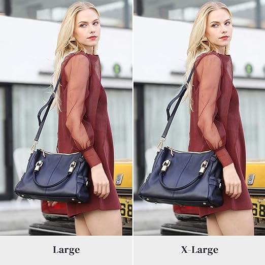 Kattee Soft Women Genuine Leather Purses and Handbags Satchel Tote Shoulder Bag