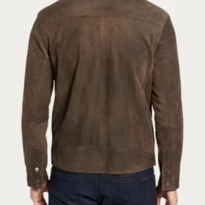 Mens Moto Suede Leather Jacket