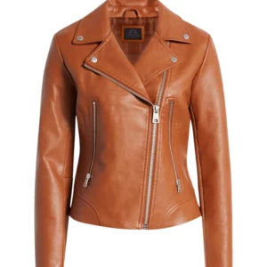 Womens Real Brown Leather Jacket
