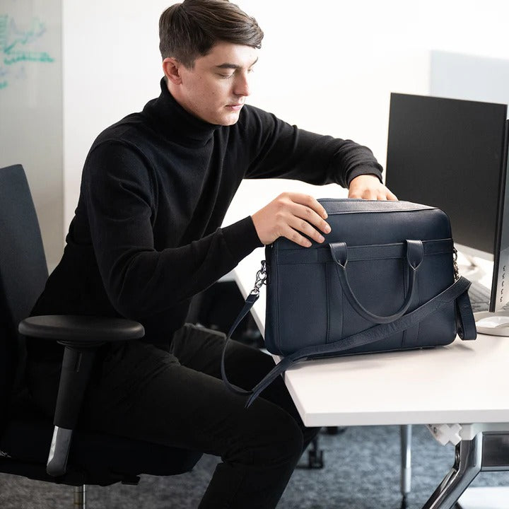 leather bags and pars