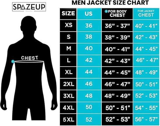 SpazeUp Armored Styles Protective Motorcycle Leather Jackets for Men - Padded Bikers Leather Jacket Men Red Black