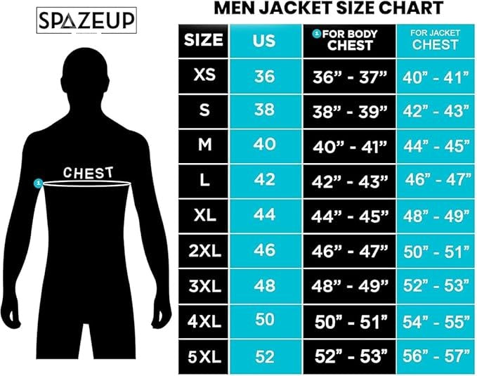 SpazeUp Armored Styles Protective Motorcycle Leather Jackets for Men - Padded Bikers Leather Jacket Men Red Black
