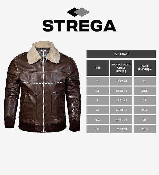 Mens leather jacket Genuine Lambskin Bomber Jacket men Brown with Removable Sherpa Collar– Premium Leather jacket men